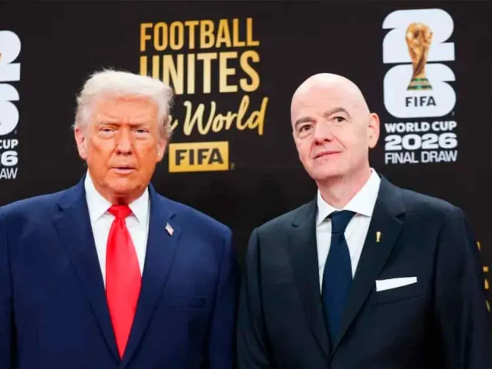 Trump junto a Gianni Infantino