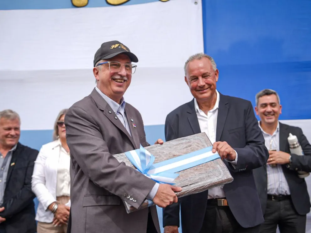 Hugo Passalacqua junto a Fausto Rojas