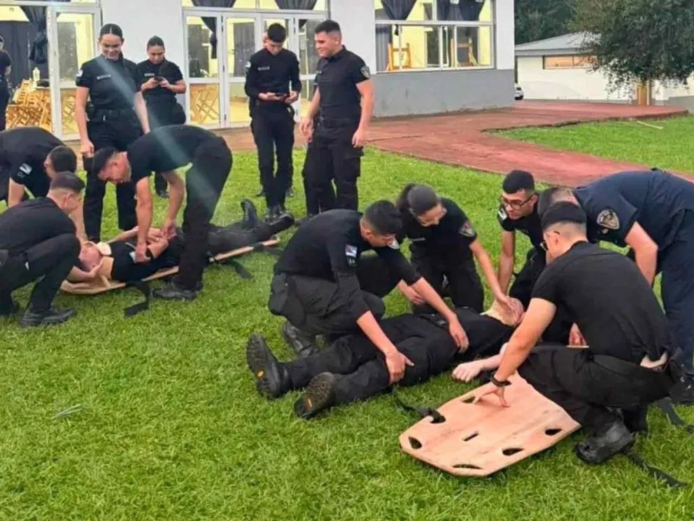 Recibieron instrucción teórica y práctica