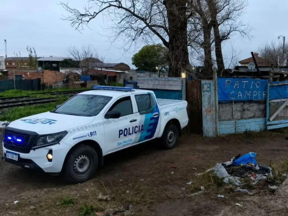 El lugar donde hallaron enterrado el cuerpo de José Andino