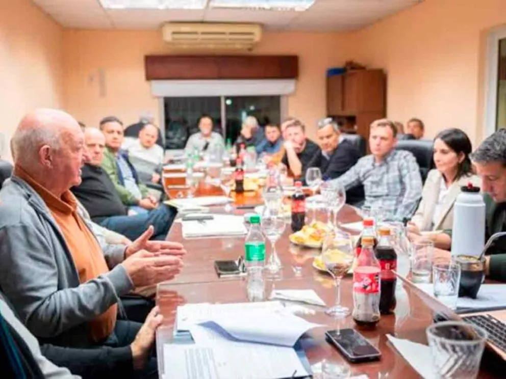 Matías VIlchez encabezó la reunión