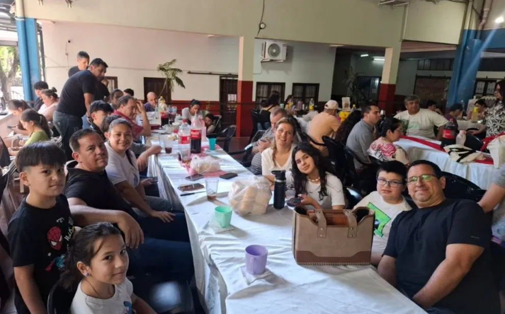 Compartieron un almuerzo