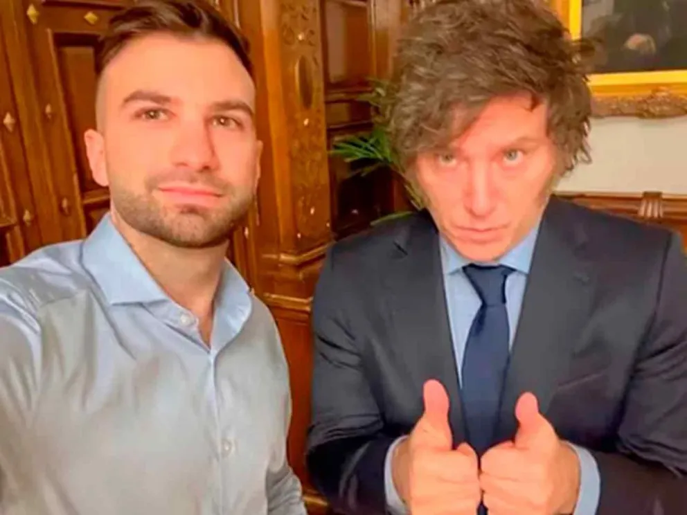 Mauricio Novelli y Javier Milei