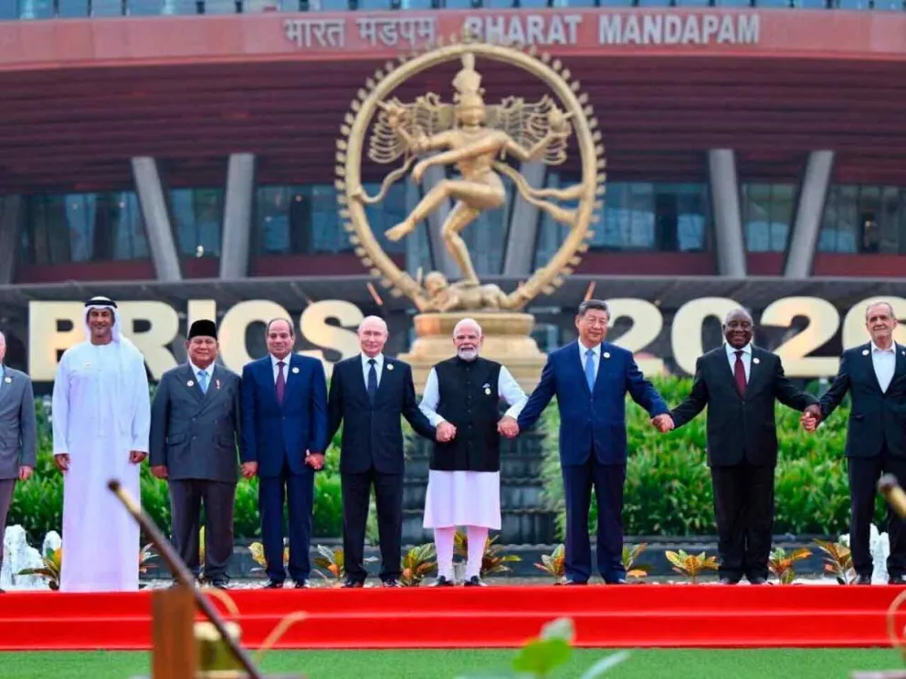 Los líderes de los BRICS en Nueva Delhi