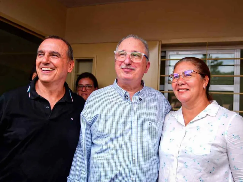 Rodrigo Durán junto a Hugo Passalacqua  