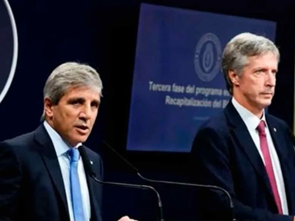Luis Caputo y Santiago Bausili
