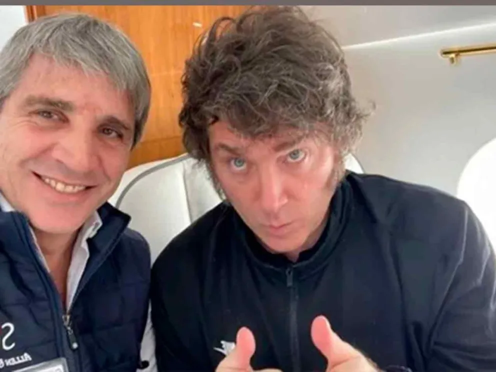 Luis Caputo y Javier Milei