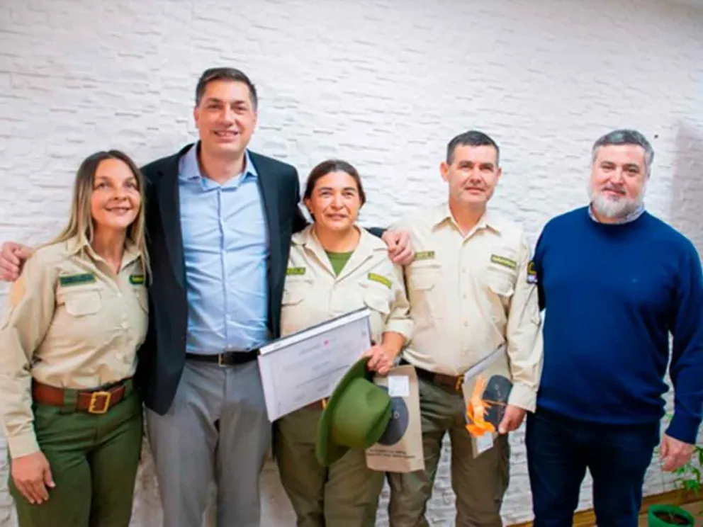 Acto de asunción de los flamantes jefes 