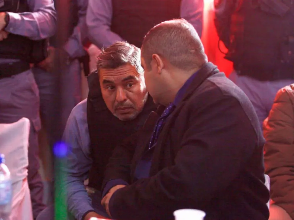 El ex comisario Maciel durante el juicio por la desaparición de Loan