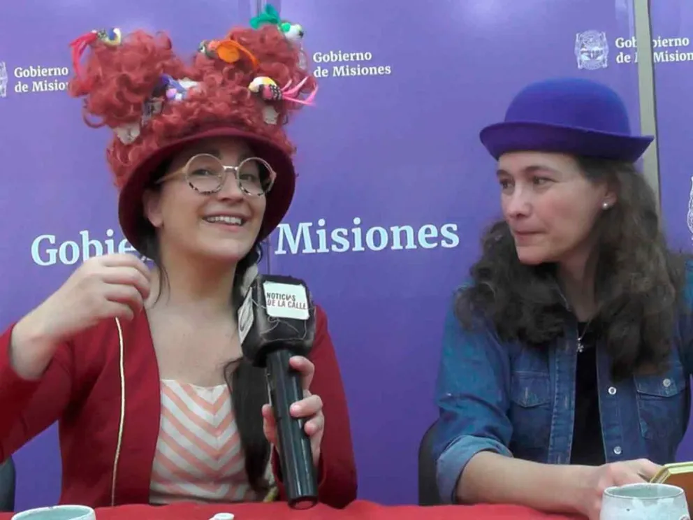Silvina Warenicya y Micaela Morán