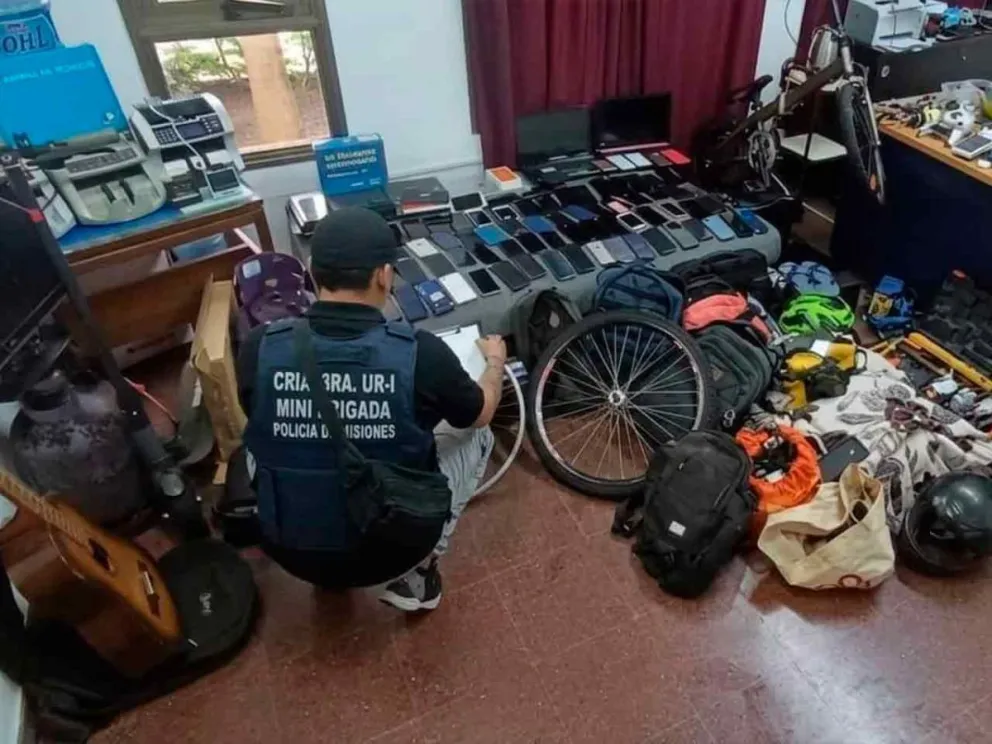 Elementos incautados por la Mini Brigada de la 3ª 