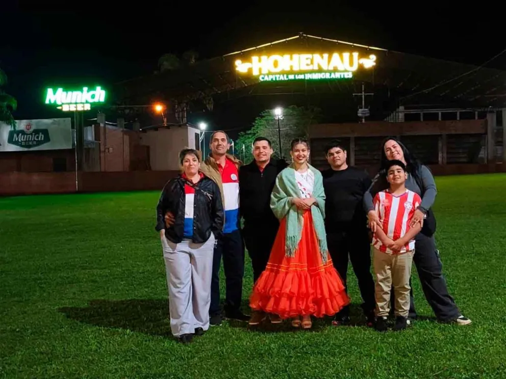 La delegación jardinense, en Hohenau