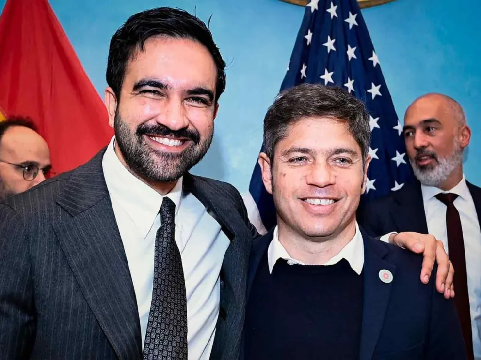 Kicillof junto al alcalde de Nueva York, Zohran Mamdani