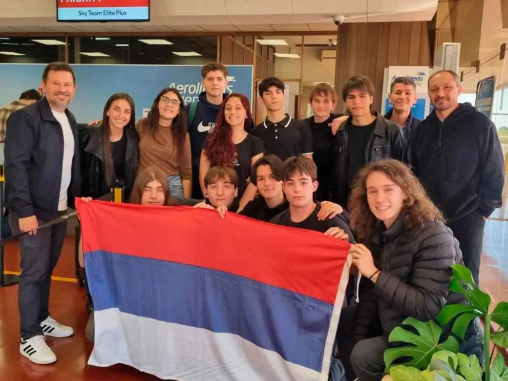 Alumnos competidores de la EPET 34 y 38