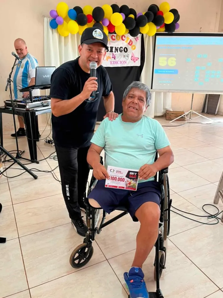 Mario Florentín ganó $100.000 en orden de compra en Don Alejo