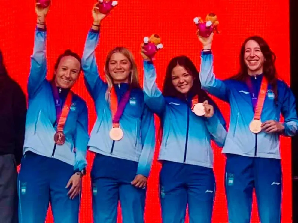 Medalla de bronce en la modalidad de equipo
