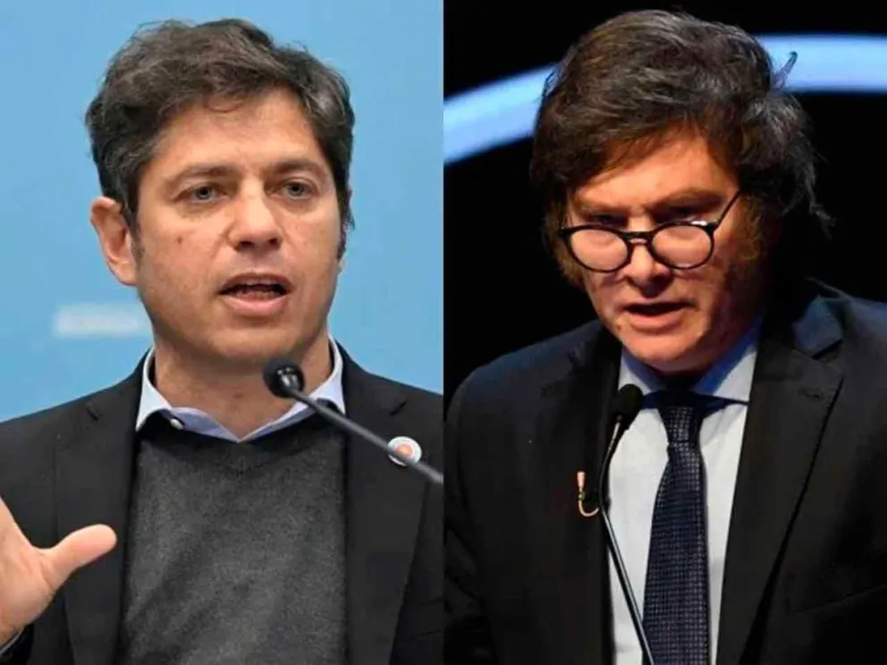 Axel Kicillof/Javier Milei