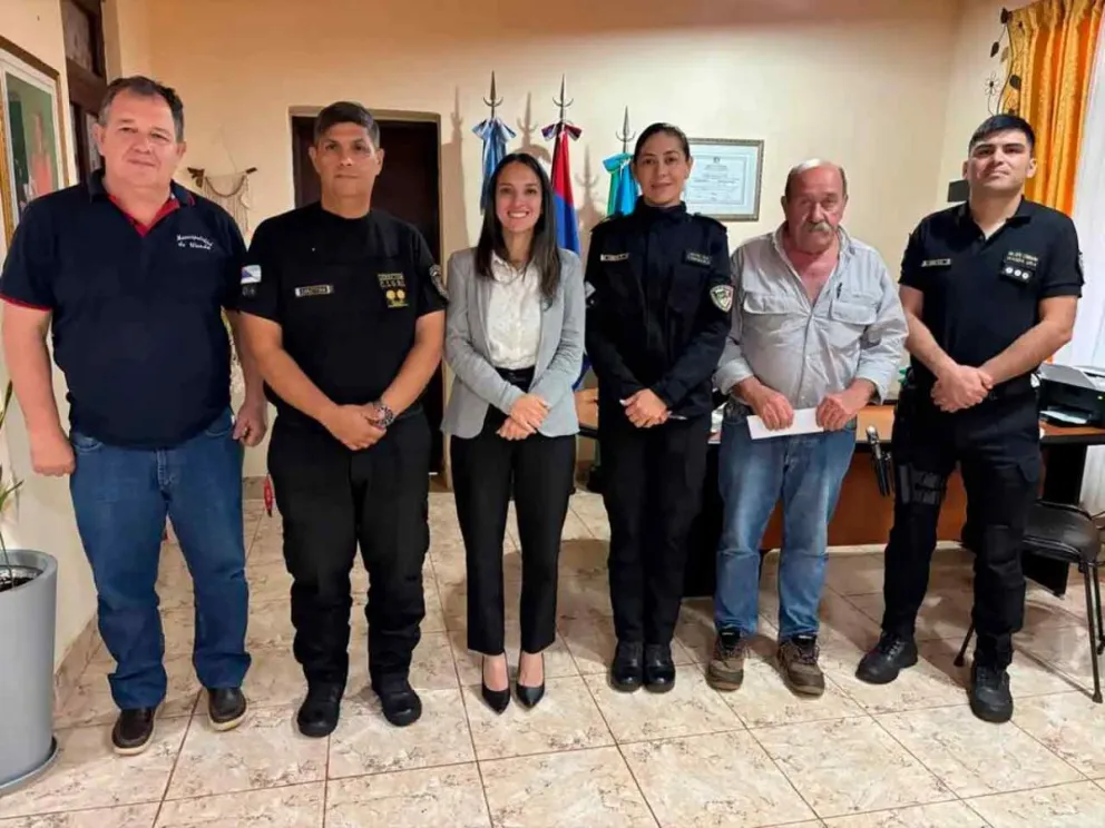 Reunión con la jefa comunal Romina Faccio