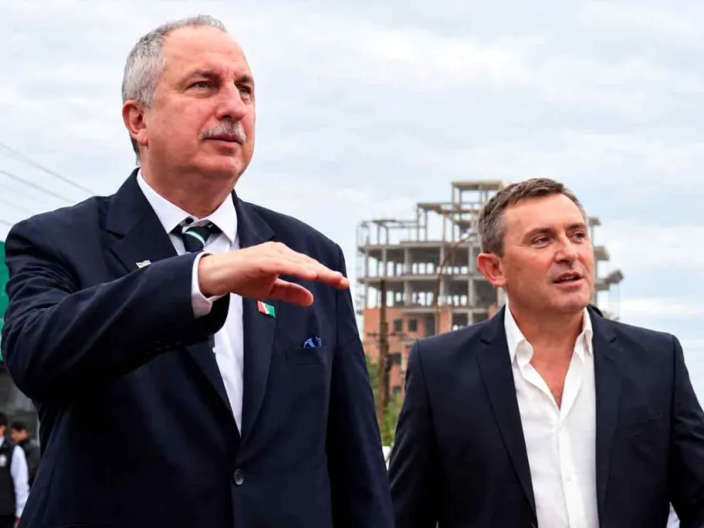 Hugo Passalacqua junto a Carlos Sartori