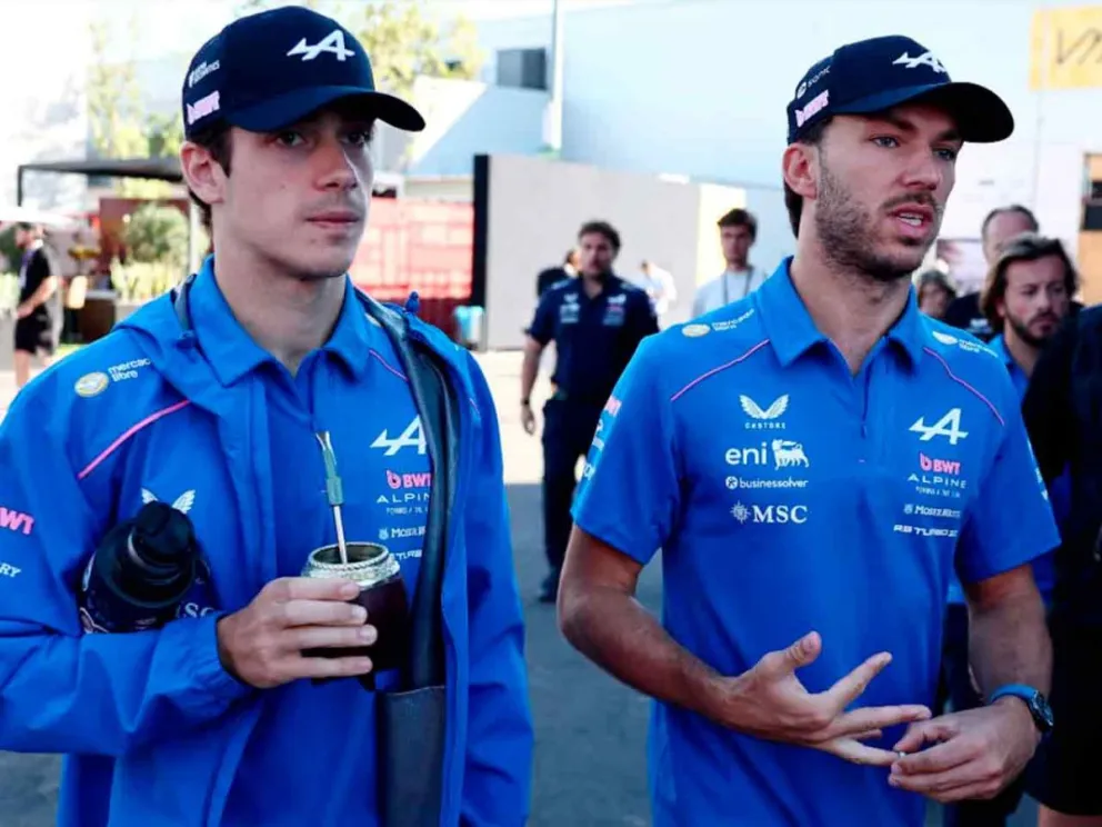 Franco Colapinto y Pierre Gasly