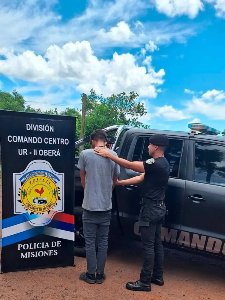Interceptado y detenido