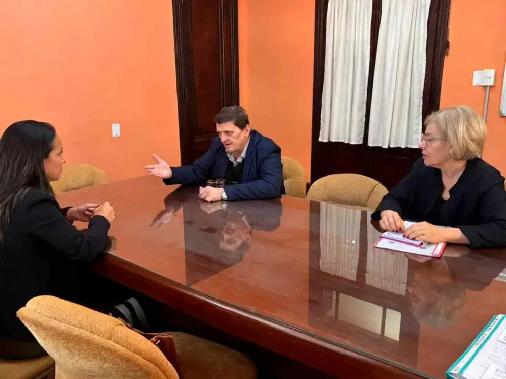 Romina Faccio se reunió con Adolfo Safrán