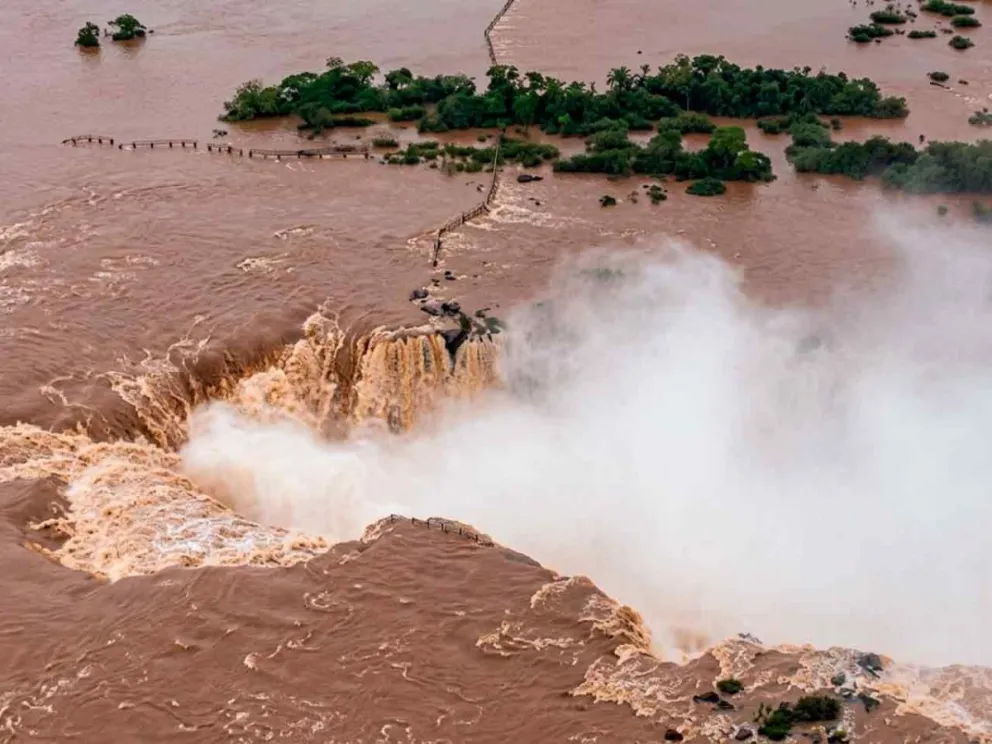 Imagen aérea de las Cataratas 