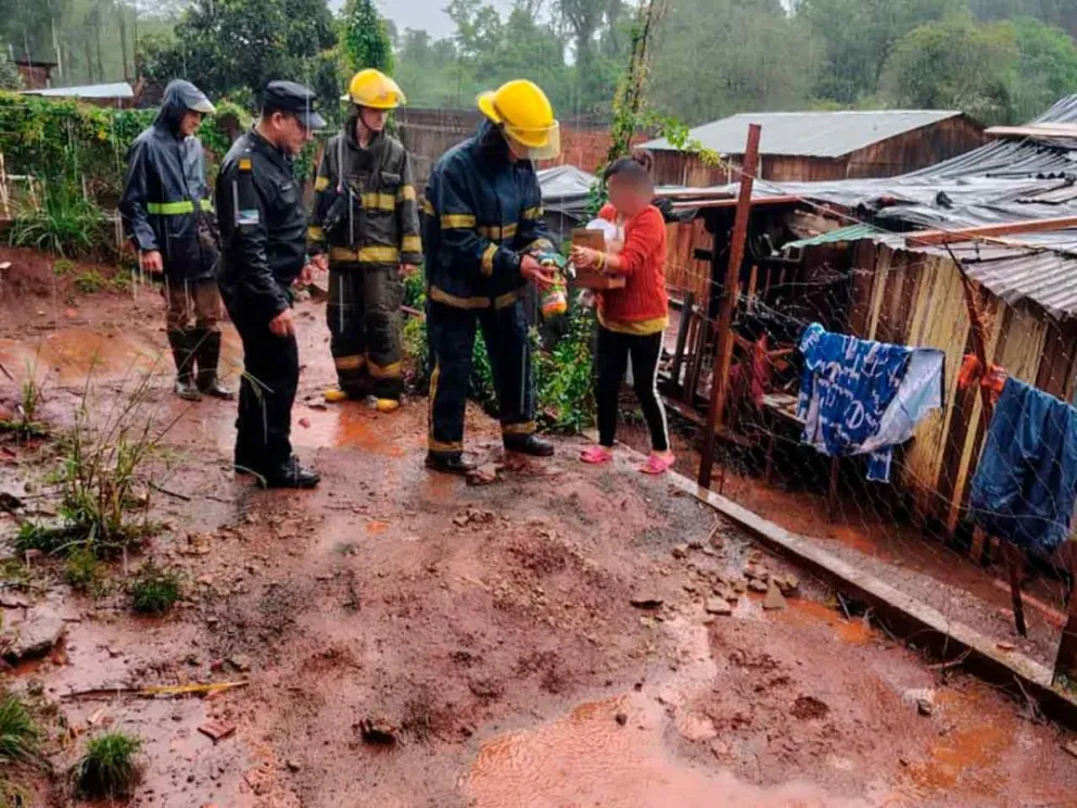 Operativo de auxilio de emergencia climática