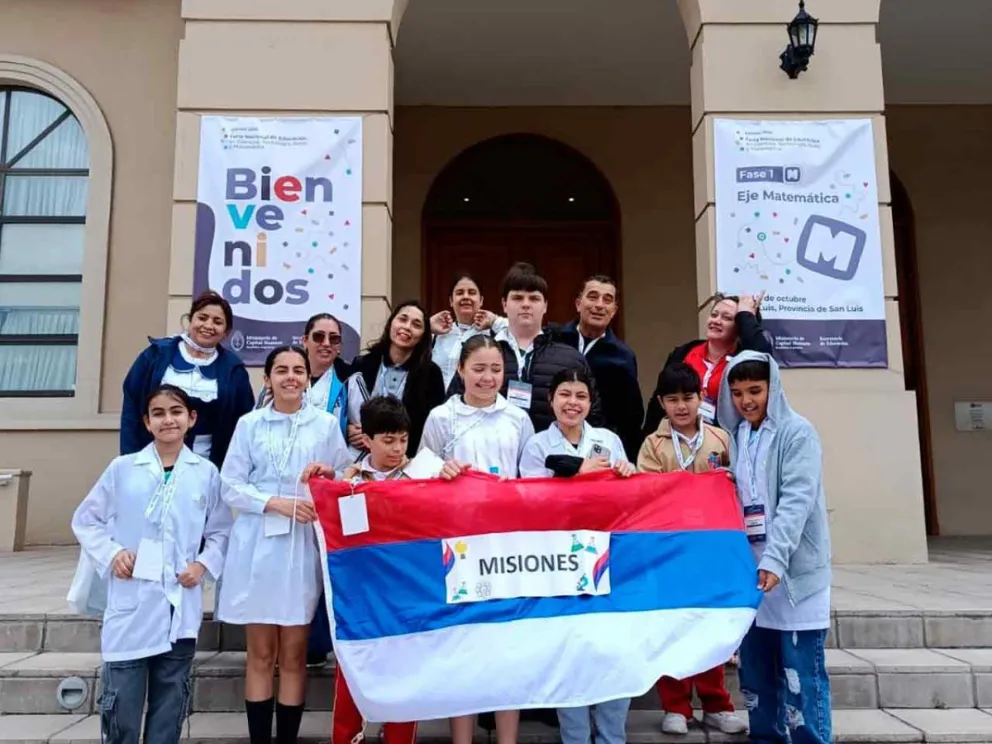 Delegación escolar misionera