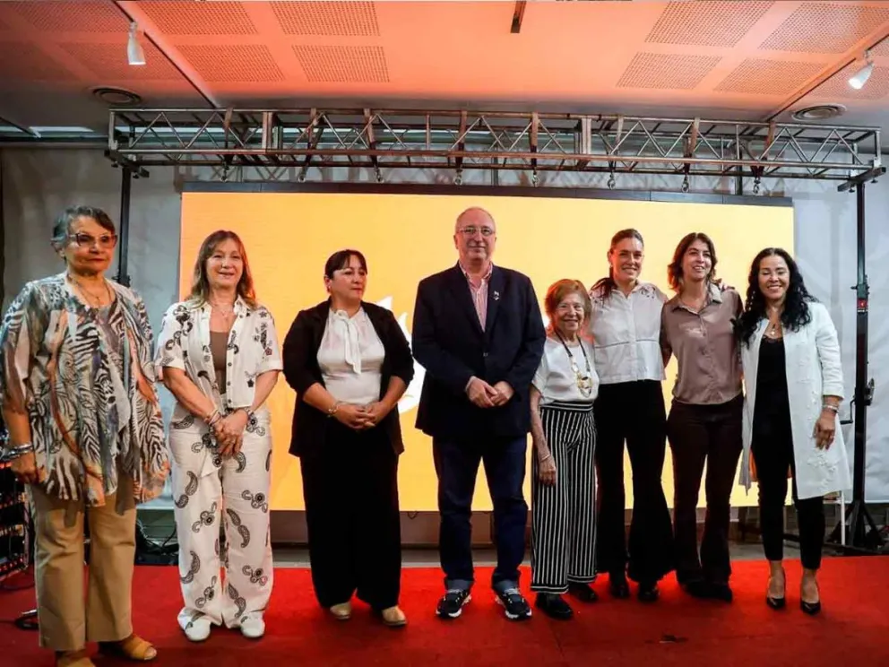 El Gobernador Hugo Passalacqua durante la ceremonia