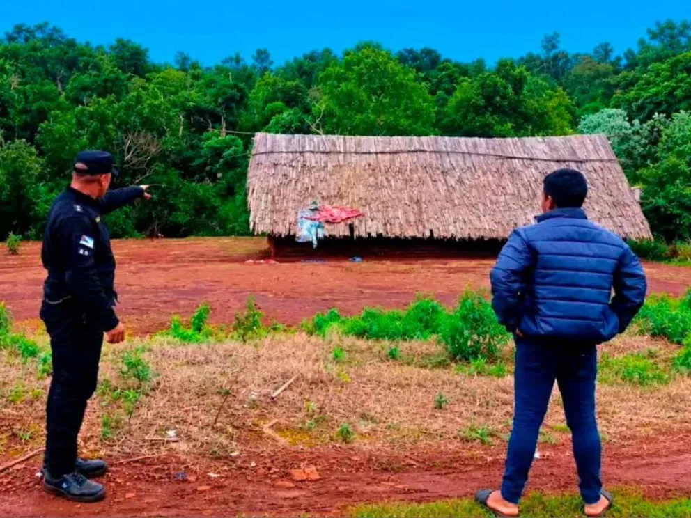 Familias mbyá guaraní volvieron a su comunidad